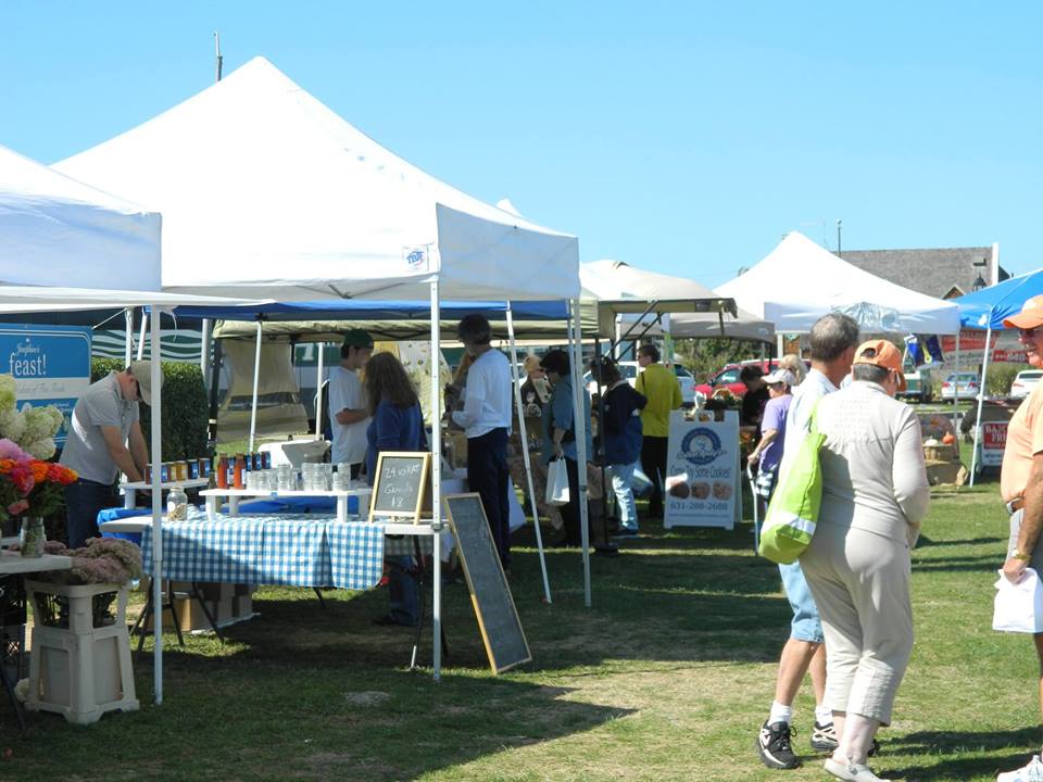 Montauk's Farmers Market on the Green.