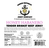 HONEY HABANERO BEEF JERKY