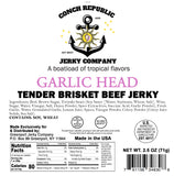 GARLIC HEAD BEEF JERKY