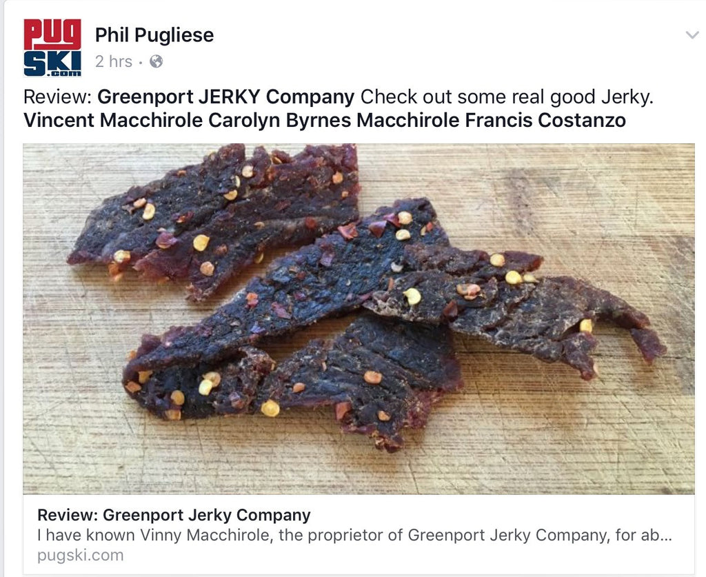 Review: Greenport JERKY Company Check out some real good Jerky.